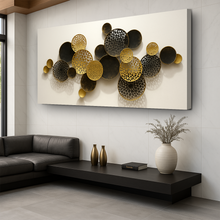 Load image into Gallery viewer, Lotus Leaf Abstract Wall Art V