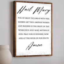 Load image into Gallery viewer, The Hail Mary Faith Sign