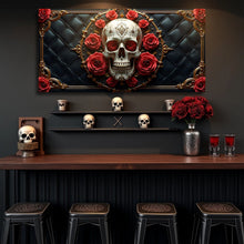Load image into Gallery viewer, 3D Rose and Skull Wall Art VII