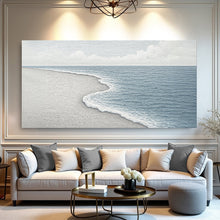 Load image into Gallery viewer, Abstract Beach Shore Wall Art