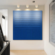 Load image into Gallery viewer, Minimalist Blue Gradient Abstract Wall Art