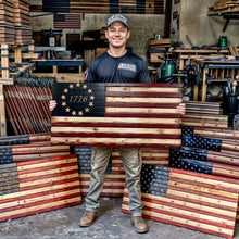 Load image into Gallery viewer, 1776 American Flag Wall Art