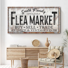 Load image into Gallery viewer, Family Flea Market Sign