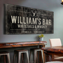 Load image into Gallery viewer, Whitetails and Whiskey Sign