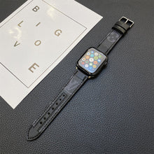 Load image into Gallery viewer, APPLE WATCH STRAP STITCHING MONOGRAM LEATHER