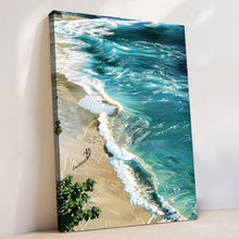 Load image into Gallery viewer, Beachfront Painting Coastal Wall Art II