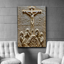 Load image into Gallery viewer, Three Cross Calvary Hill Wall Art