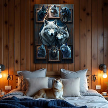 Load image into Gallery viewer, 3D Wolf Collage Wall Art II