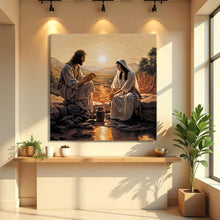 Load image into Gallery viewer, Samaritan at the Well Faith Wall Art III