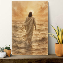 Load image into Gallery viewer, Jesus Christ Walking On Water Faith Wall Art VI
