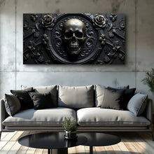 Load image into Gallery viewer, 3D Rose and Skull Wall Art VI