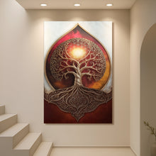 Load image into Gallery viewer, Tree of Life: Sacred Geometry Abstract Wall Art