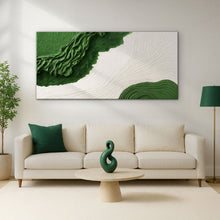 Load image into Gallery viewer, Green Rivers Abstract Wall Art IX