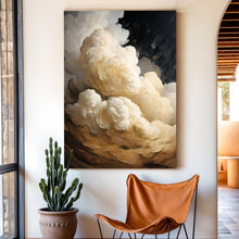Load image into Gallery viewer, Beige Cloud Abstract Wall Art