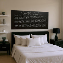 Load image into Gallery viewer, Love The Lord Your God - Deuteronomy 6:5-9 Faith Sign