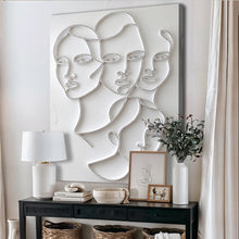 Load image into Gallery viewer, 3D Minimalist Faces Wall Art