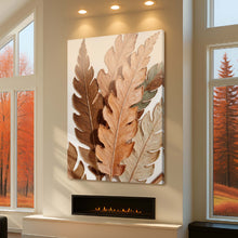 Load image into Gallery viewer, Abstract Autum Leaves Wall Art