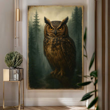 Load image into Gallery viewer, Watcher Of The Woods Owl Wall Art