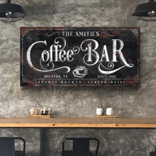 Load image into Gallery viewer, Coffee Bar Sign XI