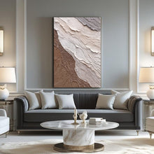 Load image into Gallery viewer, Abstract Earthy Waves Wall Art