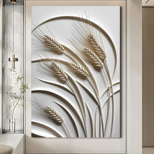 Load image into Gallery viewer, 3D Minimalist Wheat Wall Art