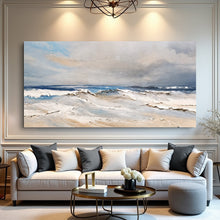 Load image into Gallery viewer, Serene Ocean Wave Coastal Wall Art IX
