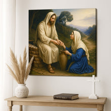Load image into Gallery viewer, Samaritan at the Well Faith Wall Art