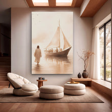 Load image into Gallery viewer, Jesus Christ Walking On Water Faith Wall Art VIII