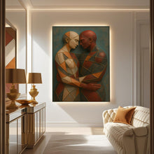 Load image into Gallery viewer, Embrace of Geometry Abstract Wall Art III