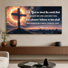 Load image into Gallery viewer, John 3:16: For God So Loved The World Faith Sign VII