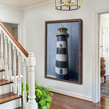 Load image into Gallery viewer, Wooden Lighthouse Coastal Wall Art