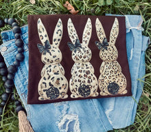 Load image into Gallery viewer, Three Leopard Bunnies (DTF Tee)