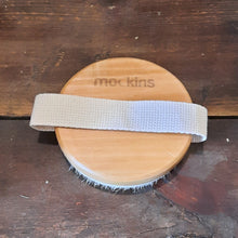 Load image into Gallery viewer, Round Palm Body Brush w/ Natural Bristles &amp; Massage Nodules