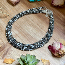 Load image into Gallery viewer, Faceted Zebra Jasper Necklace – 19" + Extender – 3mm