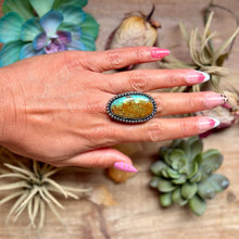 Load image into Gallery viewer, MJ Turquoise Ring – Sterling Silver