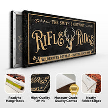 Load image into Gallery viewer, Personalized Rifle Ridge Family Sign