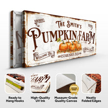 Load image into Gallery viewer, Personalized Pumpkin Farm Sign
