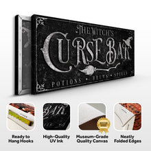 Load image into Gallery viewer, The Witch's Curse Bar Halloween Sign