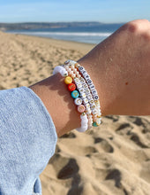 Load image into Gallery viewer, Peace Multicolored Letter Bracelet