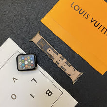 Load image into Gallery viewer, APPLE WATCH STRAP STITCHING MONOGRAM LEATHER