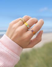 Load image into Gallery viewer, Smiley Enamel Ring