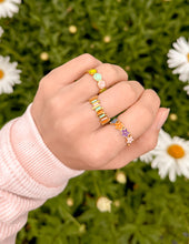 Load image into Gallery viewer, Smiley Enamel Ring