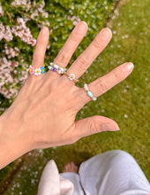 Load image into Gallery viewer, Pastel Beaded Ring Set