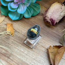 Load image into Gallery viewer, Mj Ring - Black Jack Teardrop Ring
