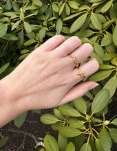 Load image into Gallery viewer, Textured Wrapped Cross Ring