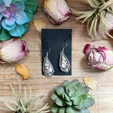 Load image into Gallery viewer, 51 - Sterling Silver Wild Horse Jasper Dangle Earrings by Shay Pfeiffer