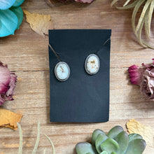 Load image into Gallery viewer, 48 - Sterling Silver Dry Creek Turquoise Stud Earrings by Jason Ogg