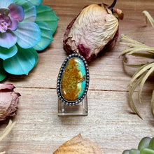 Load image into Gallery viewer, MJ Turquoise Ring – Sterling Silver
