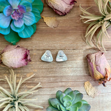 Load image into Gallery viewer, 52 - Sterling Silver Wild Horse Jasper Stud Earrings by Jason Ogg