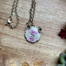 Load image into Gallery viewer, 90 - Sterling Silver Indian Head Penny Framed Fixed Chain Necklace by Jason Ogg